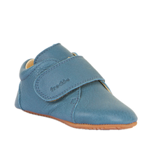 Lade das Bild in den Galerie-Viewer, Froddo Prewalkers Leder- Krabbelschuhe Denim
