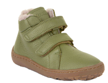 Lade das Bild in den Galerie-Viewer, Froddo Kinder Stiefeletten - BAREFOOT WINTER FURRY Olive
